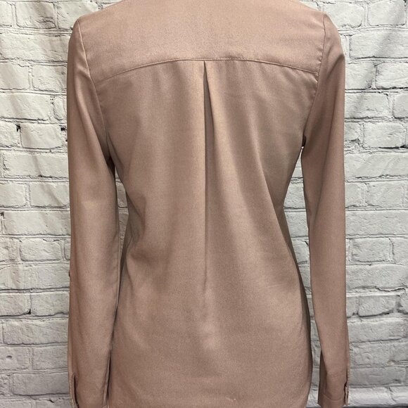 Love Culture Mauve Button-Up Blouse | Women's Small - Picture 2 of 6